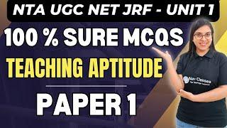 NTA NET JRF  100% Sure MCQs  Teaching Aptitude Paper 1  Part- 2   By Navdeep Kaur