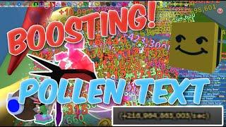 Crazy Pollen Text Boost