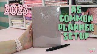 A5 COMMON PLANNER SETUP  COMMON PLANNER 2023  A5 PLANNER SETUP  SALTYKATIE