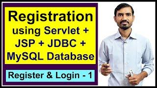 #17 Registration using JSP + Servlet + JDBC + MySQL Database Practical