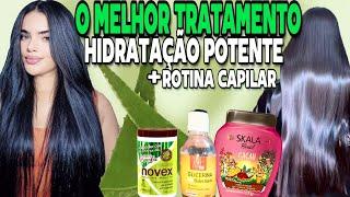 A MELHOR HIDRATAÇÃO SALVA CABELO E PARA A QUEBRA  #tratamento#babosa#hidratação#hair  #como#cabelo