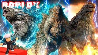 GODZILLA 2021 vs GODZILLA 2019 vs GODZILLA 2014 in ROBLOX