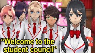 WE JOINED THE STUDENT COUNCIL - Yandere Simulator Amazing mod