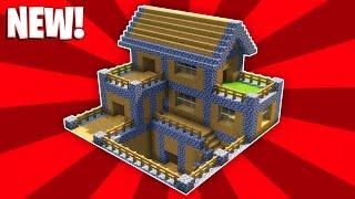 Minecraft House Tutorial   #19 Large Wooden Survival House How to Build