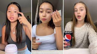 GRWM   get ready with me  Makeup storytime - TikTok compilation ️skincare makeup outfits 209