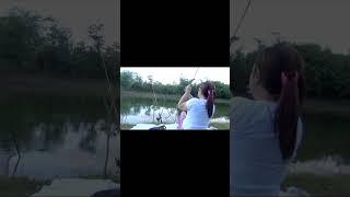 KEREN.. LADY ANGLER MENAKLUKKAN IKAN YANG SANGAT BESAR.. BIKIN REAL MENJERIT.. #reels #viral