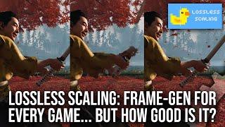 Lossless Scaling Frame Generation For Every Game - But How Good Is it?