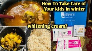 How to Take Care of your Kids in Winter  Jenpharm pa 15% flat  whitening cream