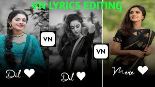 New VN lyrics video editing Vn shake & moving lyrics video editing