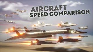 SPEED COMPARISON 3D  Aircraft ️