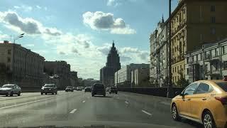 Москва.  Садовое кольцо.  Садовая-Самотечная улица. Moscow. Street Sadovaya-Samotyochnaya