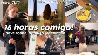 16 HORAS COMIGO  nova rotina trabalho clt organização estudos academia…