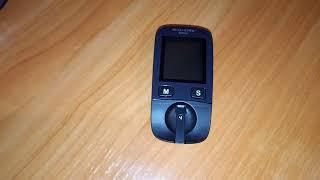 Accu Chek Active blood glucose meter and how to use it.