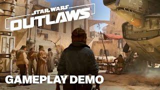 10 Minutes of NEW Star Wars Outlaws Official Gameplay Showcase  Ubisoft Forward 2024