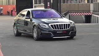 2019 Maybach S650 Brabus 900 - BRUTAL REVS AND ENGINE SOUNDS