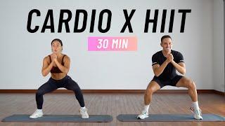 30 MIN CARDIO HIIT WORKOUT - ALL STANDING - Full Body No Equipment No Repeats