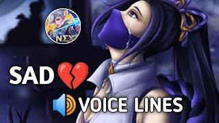 MLBB HERO EMOTIONALSAD VOICE LINES