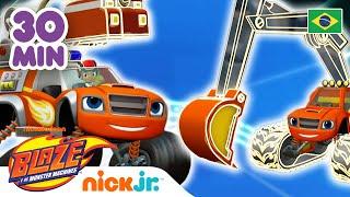 ⭕️ As melhores transformações de Blaze — 30 MINUTOS ⭕️  Blaze and the Monster Machines