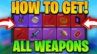 HOW To Get ALL *WEAPONS* in Meme Sea Roblox