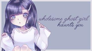 ASMR Wholesome Ghost Girl Haunts You Softly Spoken Cosy Fluffy Blanket Sounds Heartbeat