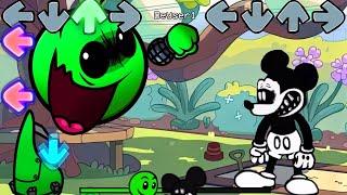 FNF NEW Geometry Dash 2.2 Vs Mickey Mouse Sings Can Can  FIRE IN THE HOLE  Sunday Night Infidelity