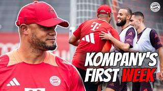 Voller Energie & Leidenschaft Vincent Kompanys erste Woche als FC Bayern-Trainer