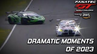 Most Dramatic Moments of 2023  GT World Challenge Europe powered by AWS