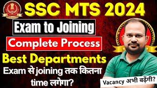 SSC MTS 2024  exam to joining complete process  best departments  total time?  vacancy बढ़ेंगी?