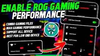 Max 90 - 120 FPS  Enable ROG Gaming Performance  Stable Fps & Performance  No Root