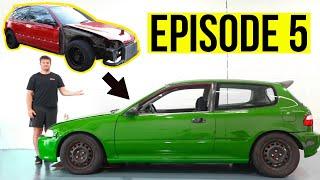 Rebuilding a Turbo Civic On a Budget  EP. 5 PAINT + REASSEMBLY