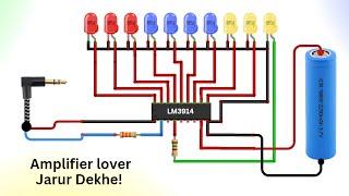 Amazing Music Reactive LED Chaser Light Circuit  VU Meter JLCPCBCircuit