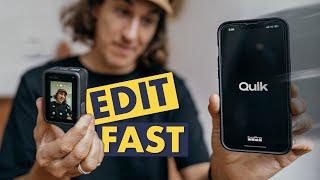 GoPro Quik Video Editing Tutorial  fast and easy mobile workflow