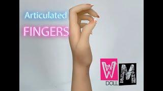 Articulated Fingers WM Doll and YL Doll