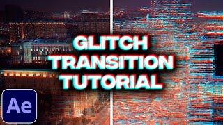 Glitch Transition Tutorial in After Effects  RGB Glitch Effect  No Plugins