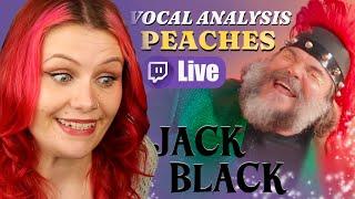 Vocal Coach Analysis of ‘PEACHES’ By JACK BLACK From Twitch Live Stream