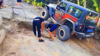 A great day with the Jeep Wrangler The King of Off-road