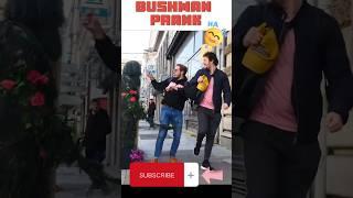 The man literally hit the Bushman  #shorts #short #like #comment #subscribe #prank