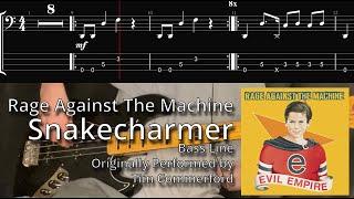 Rage Against The Machine - Snakecharmer Bass Line w Tabs and Standard Notation