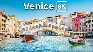 Venice Canals during Carnival 2024 8K 60FPS                               #carnaval2024 #venice2024