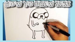 How To Draw Jake From Adventure Time