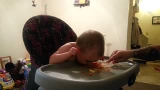 Bobbing for spaghetti