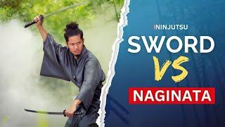 #SHORTS  SWORD VS NAGINATA & JUTTE  INSIDE NINJUTSU