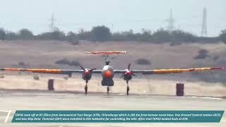 TAPAS UAV operation from Navy ship INS Subhadra