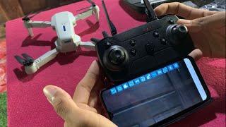 How to fly E88 drone unboxing review and Test