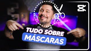 Tudo sobre MÁSCARAS no CapCut Transições recortes efeitos...