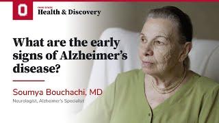 What are the early signs of Alzheimers disease?  Ohio State Medical Center