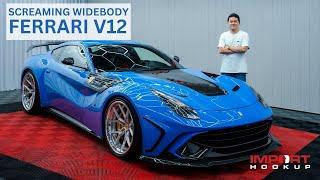 Watch and listen to this widebody Ferrari F12 with F1 exhaust - 4K