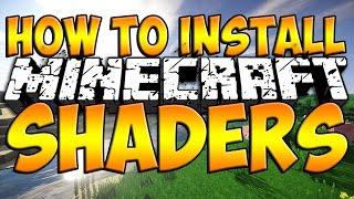 Minecraft Tutorial How to Install Shaders Mod Minecraft Shaders Mod 1.9