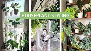 Houseplant Styling and Decorating with Me Tips and Products to Keep Plants Organized