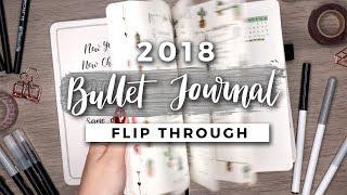 My 2018 Bullet Journal Flip Through  A YEAR IN MY JOURNAL